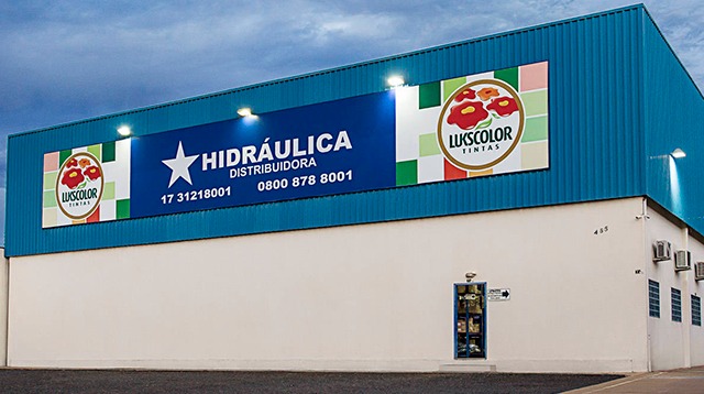 Fachada Hidráulica Distribuidora - São José do Rio Preto, SP